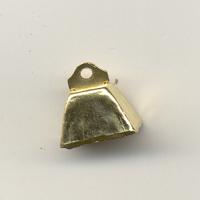 Square bell, 15mm, gold coloured