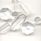European Glass Beads - Crystal