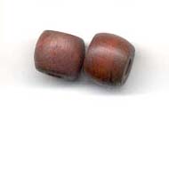 8x10mm Barrel  Wooden bead - Brown