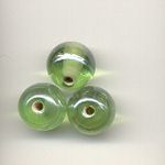 Lustre glass beads - 10mm - Peridot