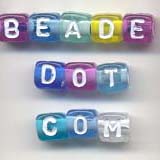 Transparent cube alphabet beads