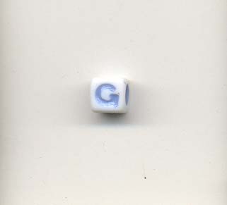 Alphabet beads - Letter G