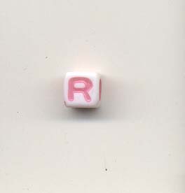 Alphabet beads - Letter R