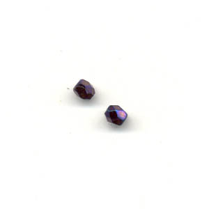 Faceted glass beads - 3mm -Lopho blue
