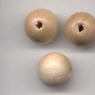 Wooden Beads, 12mm, Natural