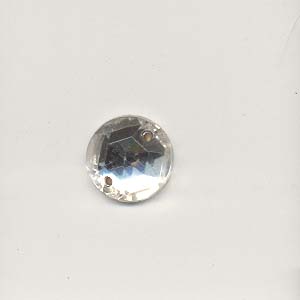 Round glass stones - 11mm