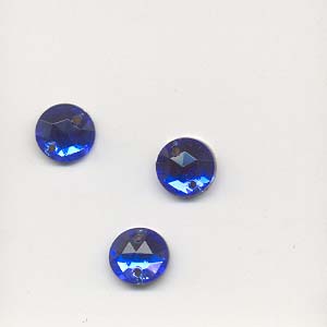 Glass embroidery stone-7mm - Sapphire