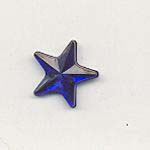 Sew-on acrylic stones : Stars - Sapphire