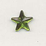 Sew-on acrylic stones : Stars - Peridot