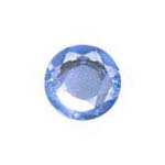 Stick-On Acrylic stones - 7mm rnd, light sapphire