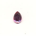 Stick-On Acrylic stones - 10mm pear, lt rose
