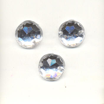 Round acrylic stones - 10mm