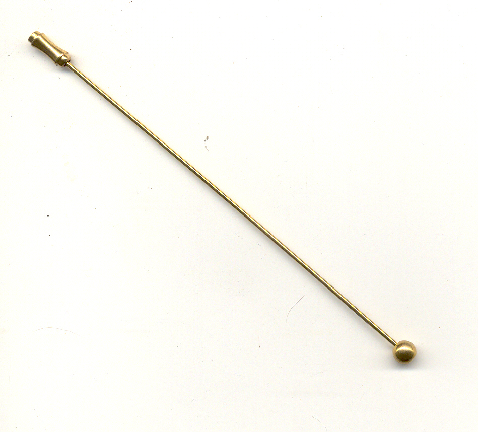 Hat pin - 125mm - Gold