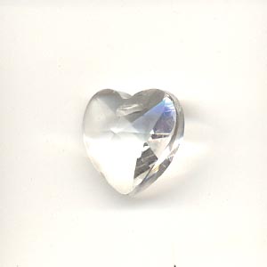 Crystal Heart, 14mm, Crystal