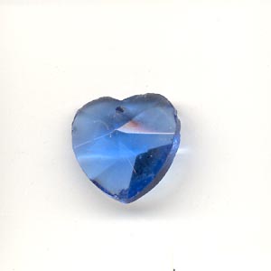 Crystal Heart, 14mm, Royal