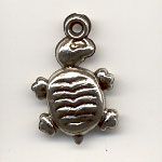 Turtles - Antique silver