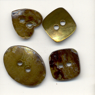 Mixed shape pearl buttons