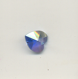 Swarovski 6202 Heart, 10mm, Aqua AB