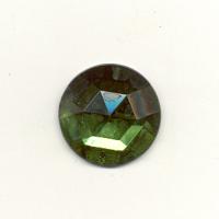 Sew-on acrylic stones - 18mm Round - Emerald