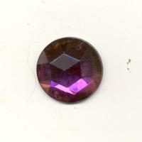 Sew-on acrylic stones - 18mm Round - Amethyst