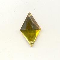 Sew-on acrylic stones - Diamond, Topaz