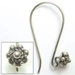 Bali silver ear loop 21mm