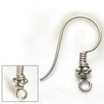 Bali silver ear loops