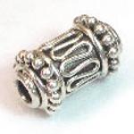 Bali barrel bead - 6.65x12.80mm