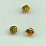 Light amber pony beads