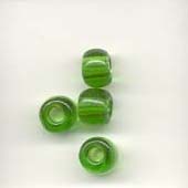 Vert transparent macram? beads, transparent