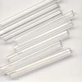 Tubes pour Franges - Blanc transparent