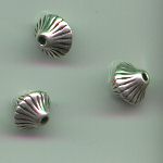 6mm mushroom antique silver