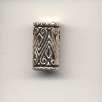 17X9mm Peruvian antique silver