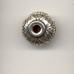 16x12mm Moroccan antique silver