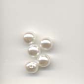 Round Pearls - 6mm - White