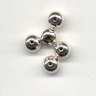 Round Pearls - 6mm - Silver
