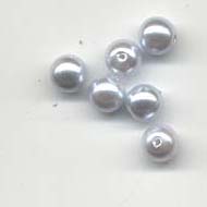 Round Pearls - 6mm - Blue