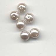 Round Pearls - 6mm - Grey