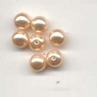 Round Pearls - 6mm - Peach