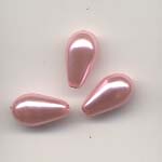 Drop Pearls - 6x12mm - Pink