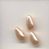 Drop Pearls - 6x12mm - Peach