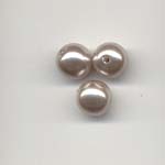 Round Pearls - 8mm - Grey