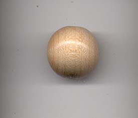 Wooden Beads, 18mm, Natural