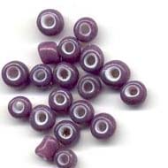 195/Blanc mat Corniola 5mm pony bead