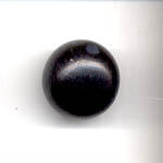 Wooden Beads, 18mm, Black