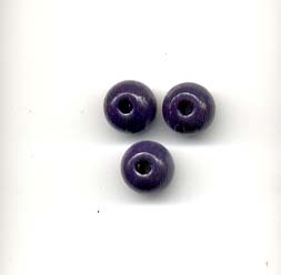 Wooden Beads, 8mm, Mauve