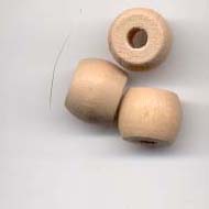 8x10mm Barrel  Wooden bead - Natural