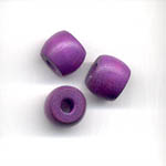 Shaped wooden beads - 8x10mm
