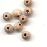 Wooden Beads, 6mm, Natural