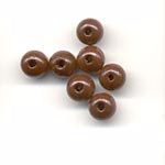 Round wooden beads - 6mm